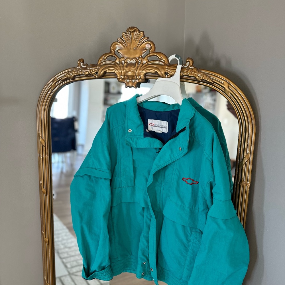 Chevy Motorsports Teal Racing Jacket